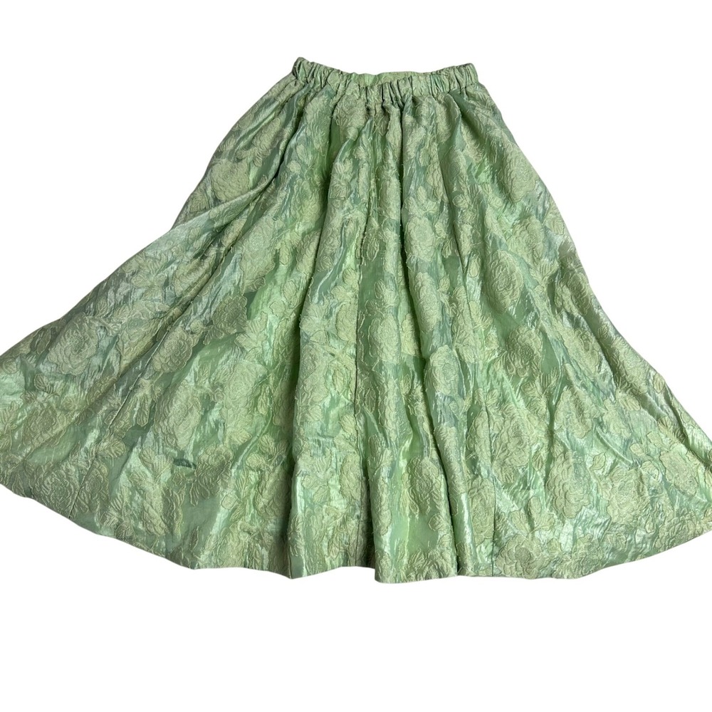 Renaissance Fairy Faire Cottage Romantic Coquette Cosplay Jacquard Midi Skirt